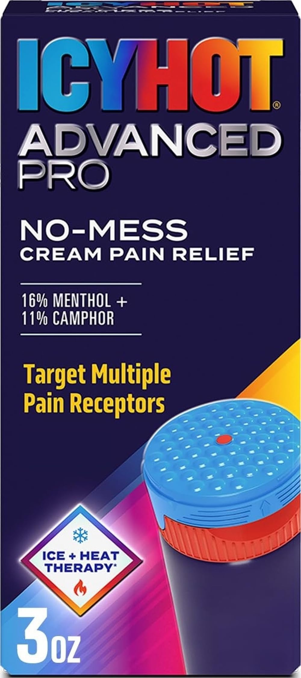 Amazon.com: Icy Hot Advanced PRO Pain Relief No-Mess Cream